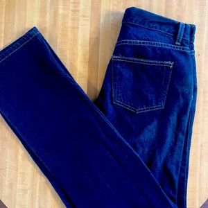 LONDONJEAN Women's Straight Leg Jeans - Deep Indigo